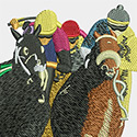 Horses Racing | Embroidery Digitizing
